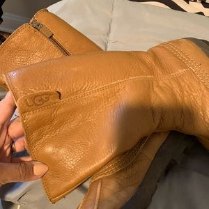 UGG Belfair chestnut Tall Waterproof leather Rain/Snow boots